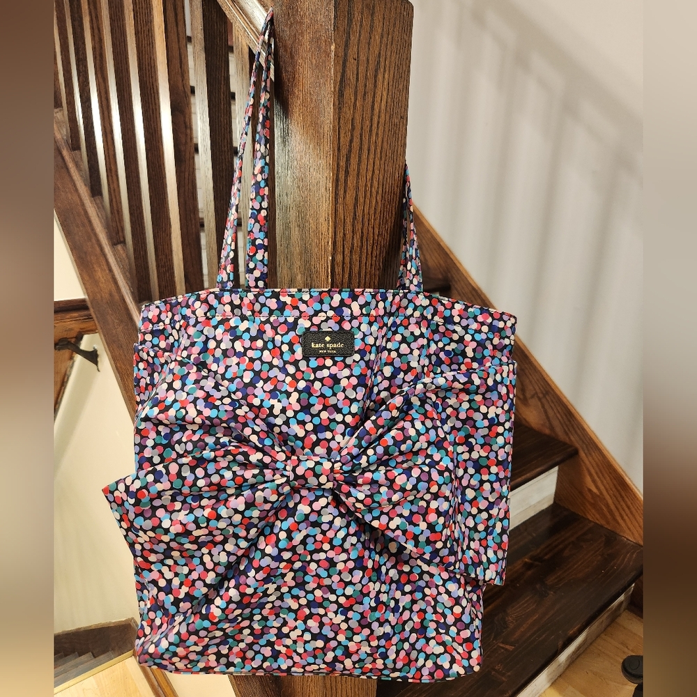 Kate Spade Confetti On Purpose Nylon Tote